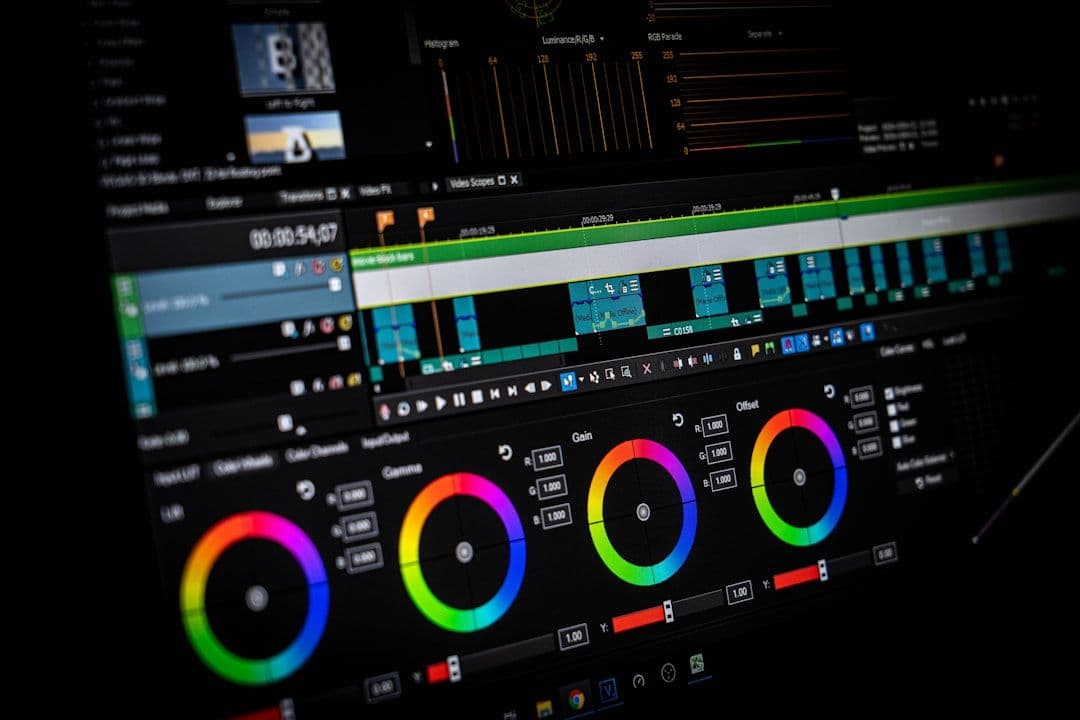Color grading monitor reference dengan calibration tool