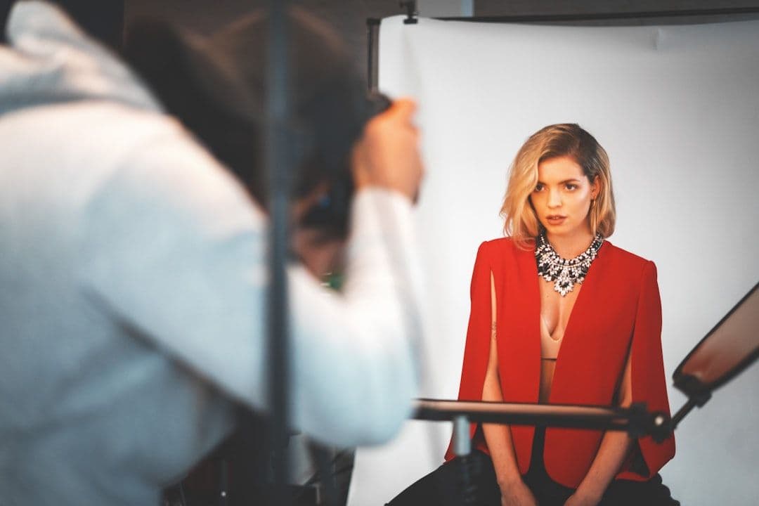 Behind the scenes set Mooilux saat blocking shot untuk brand film fashion editorial Jakarta