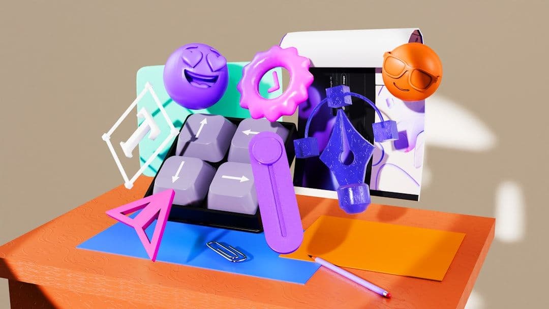 Workspace kreatif digital untuk produksi AI key visual